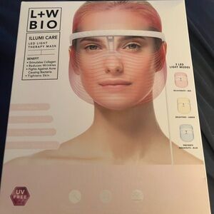 Beauty  Lux & Willow Illumi Care Led Light Therapy Mask L+W bio. 3  colors New